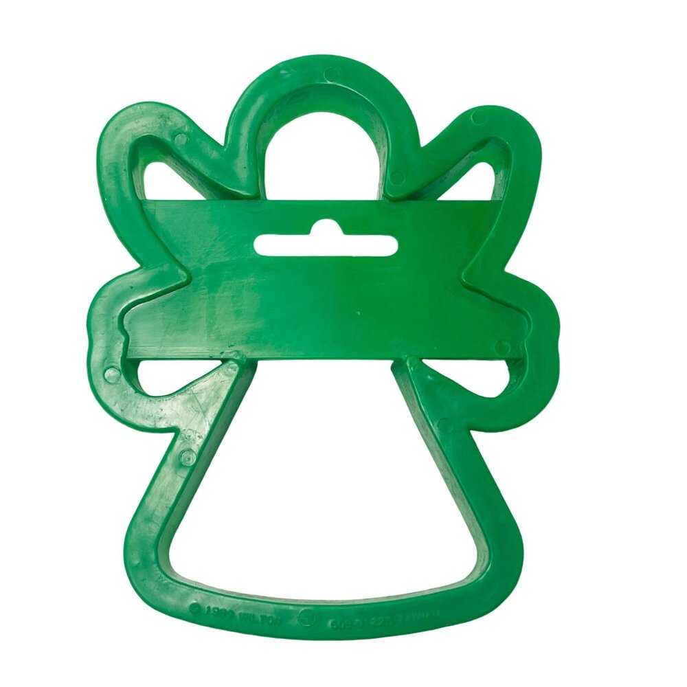 Wilton 1989 Green 4 inch Holiday Angel Cookie Cutter vintage - Picture 2 of 7